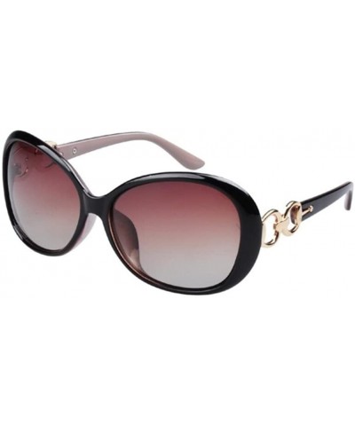 Goggle Women Retro Polarized Sunglasses Coating Vintage Sun Glasses - C7 - C017YT7RNKD $11.16