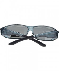 Rectangular Anti Glare Polarized Lens Rectangular Fit Over Sunglasses - Gray - C311YAXL9X1 $10.34