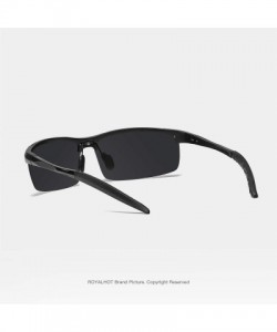 Rectangular Mens Polarized Sunglasses Aluminum Magnesium Alloy Driving Sun Glasses Shades Male Fishing Golf UV400 Protection ...