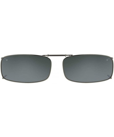 Shield Clip-on Polarized Sunglasses Size 54 Rec 8 Black Full Frame New - CI126OISKW3 $11.06