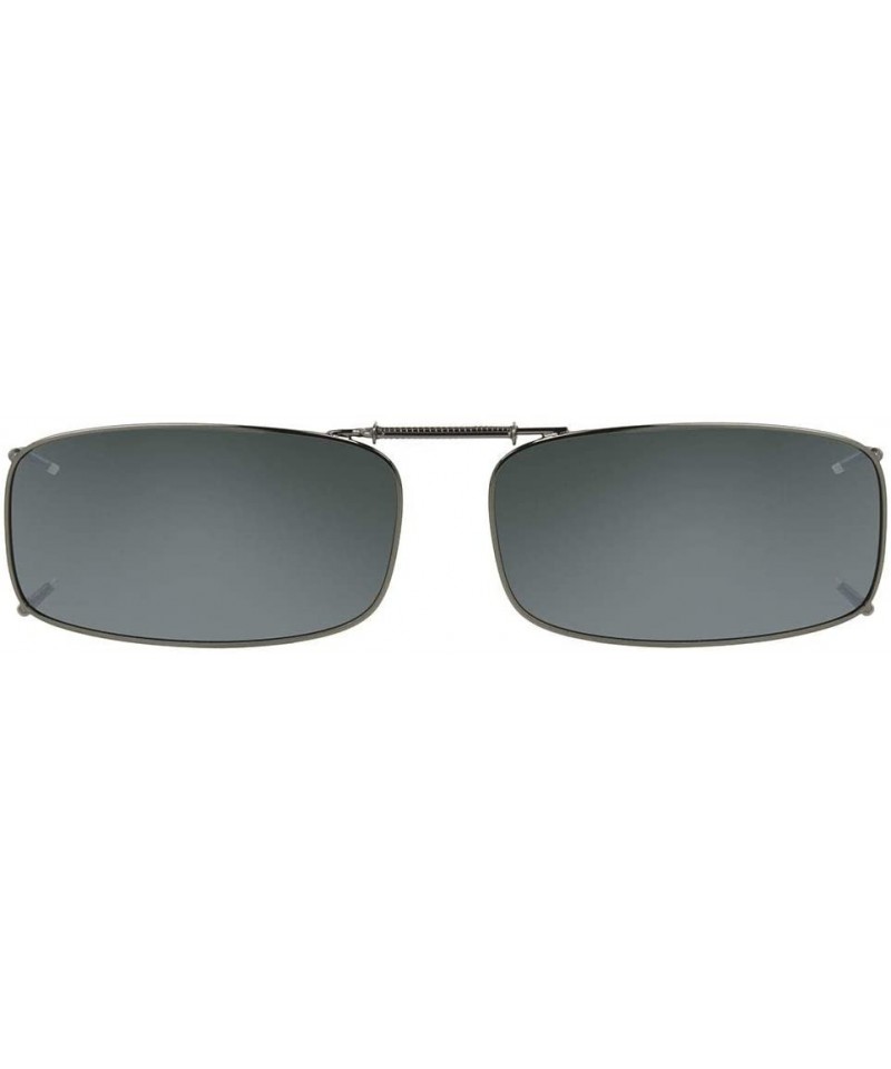 Shield Clip-on Polarized Sunglasses Size 54 Rec 8 Black Full Frame New - CI126OISKW3 $11.06