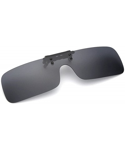 Rimless Fashion Clip-on Rimless Polarized Sunglasses UV400 Lens Clip 4 Color Metal Clip UV Protection Sunglasses - C718SQQWNN...