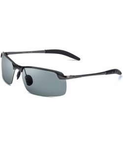 Square NeBaee Polarized Fashion Driving Sunglasses for Men - Gungrey - CI1967AXEOH $20.57