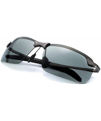 Square NeBaee Polarized Fashion Driving Sunglasses for Men - Gungrey - CI1967AXEOH $20.57