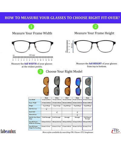 Square Unisex Large Polarized Matte Camo Print Fit-Over Rectangular Sunglasses P024 - Grey - C518M4CNR64 $12.60