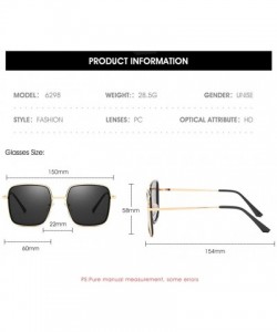 Round Oversized Sunglasses for Women- Tigivemen Polarized Fashion Vintage Eyewear polarized uv protection Glasse - CO18RLS9LX...