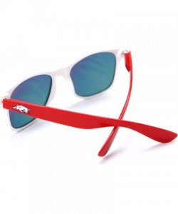 Sport NCAA unisex-adult Arkansas Razorbacks Sunglasses - White/ Red Temple - CE119UYGEOP $20.83