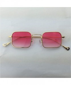 Oversized Sunglasses Women Small Frame Polygon Sunglasses men Brand Designer Blue Pink Clear Lens Sun Glasses - 7 - CE18W4EES...