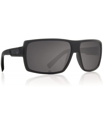 Rectangular Double Dos Sunglasses-Matte Black-Ansi Grey - C111IVO8WAN $36.11
