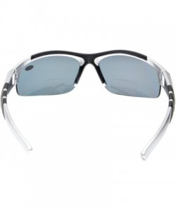 Sport Unisex Sports Bifocal Half Rimless Sunglasses For Running Fishing - Silver - CS18CKA3UMY $23.63