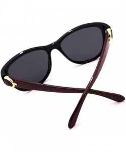 Sport Vintage Fashion Polarized Sunglasses for Women Classic Retro Designer UV Protection Sun Glasses - CA18TTS5Y46 $12.33