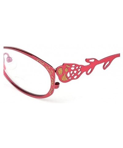 Oval Fashion Flower Progressive Multifocal Reading Glasses Womens Vintage Adjustable Vision Eyewear - Purple - CI18984CURW $2...