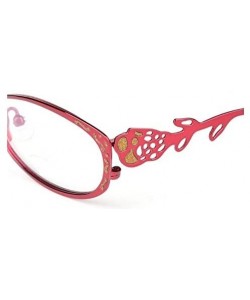 Oval Fashion Flower Progressive Multifocal Reading Glasses Womens Vintage Adjustable Vision Eyewear - Purple - CI18984CURW $2...