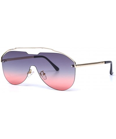 Round Aviator sunglasses for women - UV 400 Protection with case- Lens Protection- Classic Style - 3 - C518UCNH8CE $23.02