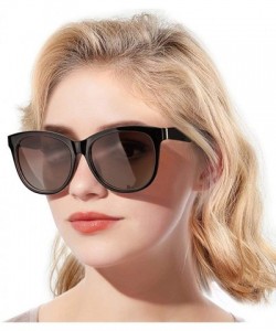 Sport Fashion Polarized Sunglasses for Women Retro Round Arrow Temple UV Protection Driving Outdoor Eyewear - CE18R3HNR0D $13.44