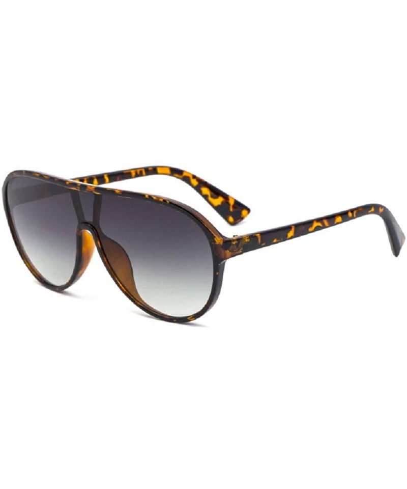 Wrap sunglasses lady with large frame leopard print radiation protection - Demi - CY199MRNZT0 $28.84