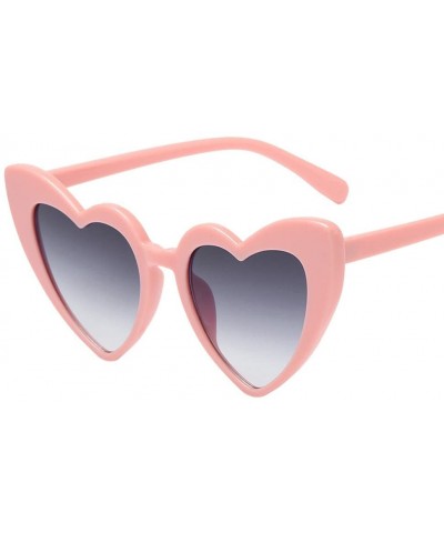 Sport Vintage Peach Heart Sunglasses for Women Classic Designer Style Polarized Anti-UV Classic Sunglasses - C - CG196T69NR4 ...