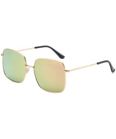 Square Foursquare Sunglasses Casual Fashion - D - CY199MQ40CH $40.13