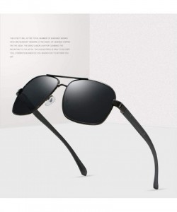 Round UV400 Fashion Classic Metal Eyewear Driving Fishing Polarized Light Beach and Hiking Sunglasses - Gold-tea - CB18X6M8WX...