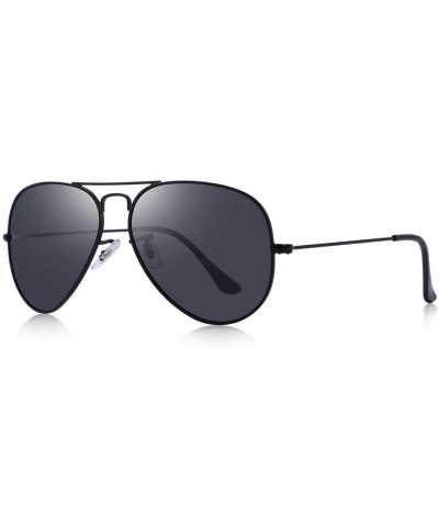 Aviator Classic Pilot Polarized Sunglasses for Men/Women58mm O8025 - Black - CW18H38LKYQ $13.22