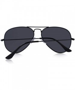 Aviator Classic Pilot Polarized Sunglasses for Men/Women58mm O8025 - Black - CW18H38LKYQ $13.22