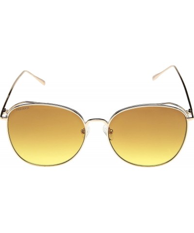 Oversized Joy Gold/Honey Amber Gradient One Size - CR18DCIU20S $52.77