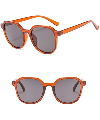 Square Unisex Sunglasses 100% UV Protection Sunglasses Fishing Sport for Women Vintage Retro Mirrored - Orange - CX1905ZU3CN ...