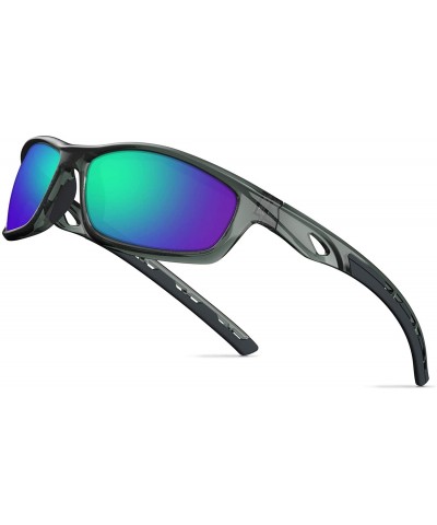 Sport Polarized Sports Sunglasses for Men Women Cycling Running Driving Fishing Golf Baseball Glasses EMS-TR90 Frame - CT18O5...