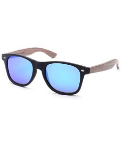 Semi-rimless Bamboo Sunglasses with Polarized lenses-Handmade Sunglasses Wood - Bronze - C51882MKEE6 $21.24