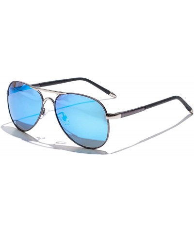 Oval Royce Polarized Driving Sunglasses - Blue - C619487XX8Z $36.79