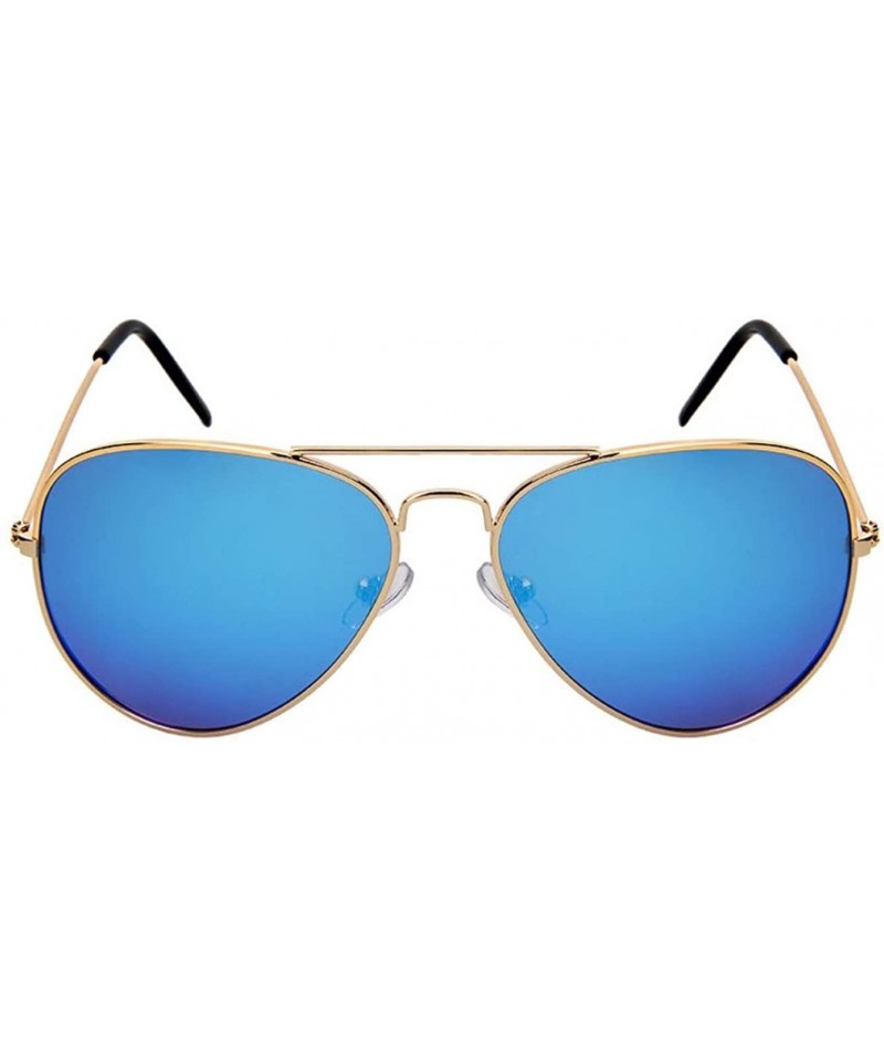 Aviator Unisex 100% UV400 TAC Polarized Color Mirrored Lens Sunglasses - CC19248N8SR $16.96