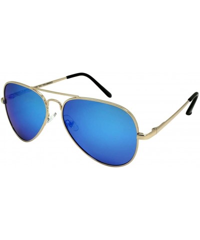 Aviator Unisex 100% UV400 TAC Polarized Color Mirrored Lens Sunglasses - CC19248N8SR $16.96