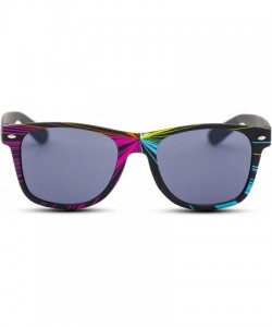 Wayfarer 2 Pair HQL Miami Fancies by Sojayo - 1 Sojayo-xbright Neon Orange & 1 Black (2 Pack) - CS18D60XQHM $9.93