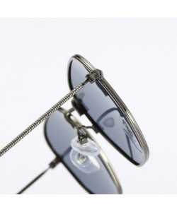 Wrap Metal Classic Vintage Women Sunglasses Luxury Design Glasses Driving Eyewear Oculos De Sol Masculino - Gold Green - CO19...
