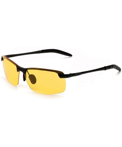 Aviator Sun Glasses Classic Retro Metal Frameless Men's Polarized UV400 Drive 8 - 6 - CX18YR298O2 $9.61