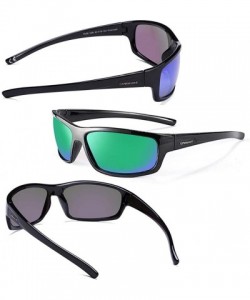 Sport 2 PACK Polarized Sport Sunglasses for Men and Women Matte Finish Sun Glasses Mirrored Lens UV Blocking - C0198KGALU0 $1...
