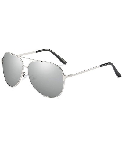 Round Polarized Sports Sunglasses for Men Women Cycling Running Driving Fishing Glasses - F - CH198O5ND84 $36.19