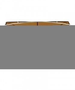 Oversized Super Wide Oversized Sunglasses Futuristic Wire Metal Flat Top Shades UV 400 - Gold (Brown) - C8186L3SGS7 $11.40