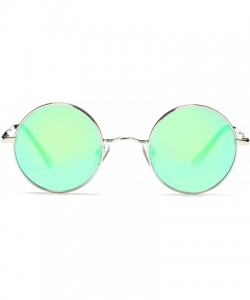 Round Retro Small Round Polarized Sunglasses John Lennon Hipple Sun Glasses Metal Frame UV400 Protection Lens - CL1949D8XIR $...
