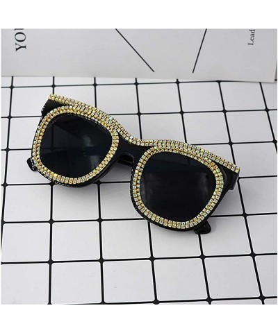 Cat Eye Stylish Metal Bee Decoration Sunglasses UV Protection Frame - Black D - CR18ZXUG8MI $15.08