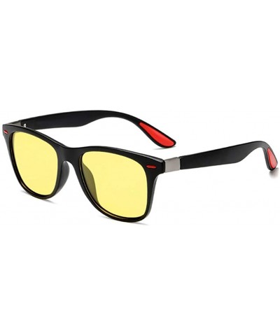 Square Square Shade Glasses-Polarized Sunglasses For Men Women-UNBREAKABLE Frame - I - CJ1905Y65E4 $35.11