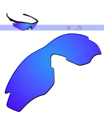 Sport 100% Precise-Fit Replacement Sunglass Lenses M2 Frame OO9212 - Polarized Deep Blue Mirror - CP18DDOH3TT $16.90