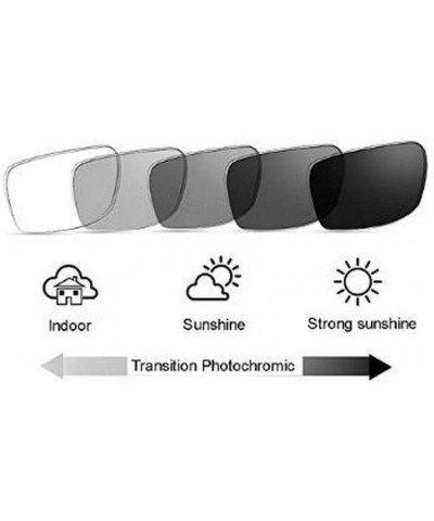 Round Photochromic Sunglasses Classic Reading Farsighted - Black - CB1930Y55CH $24.62