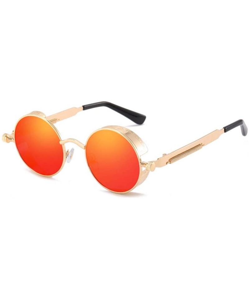 Aviator Polarizing Glasses Steam Punk Sunglasses European and American Sunglasses - F - CO18QQGE9T4 $41.96