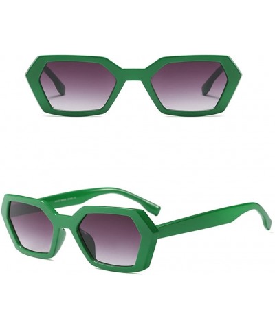 Wayfarer Vintage Retro Man Ladies Sunglasses with UV 400 Protection and Glasses Case - Green - C418G7ZRX9M $11.09