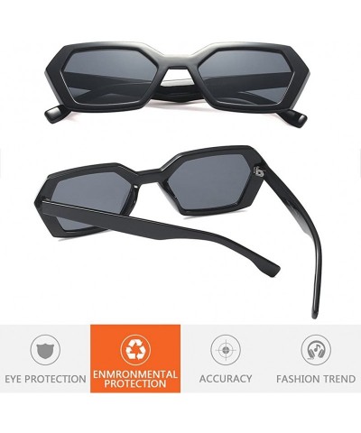 Wayfarer Vintage Retro Man Ladies Sunglasses with UV 400 Protection and Glasses Case - Green - C418G7ZRX9M $11.09