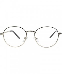 Round Round Retro Small Circle Tint & Mirror Colored Lens 43-55 mm Sunglasses Metal - Round_070_45mm_silver - CC18904GZ94 $8.55