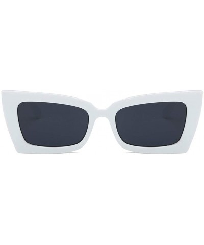 Oversized Fashion Man Women Irregular-Retro Oversized Square Sunglasses Vintage Retro Style - D - CO196TWXM27 $9.83