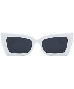 Oversized Fashion Man Women Irregular-Retro Oversized Square Sunglasses Vintage Retro Style - D - CO196TWXM27 $9.83