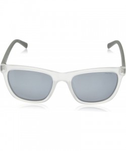 Square Men's N3629sp Square Sunglasses - Matte Crystal/Matte Grey - C1186SZ7Z7Z $57.28